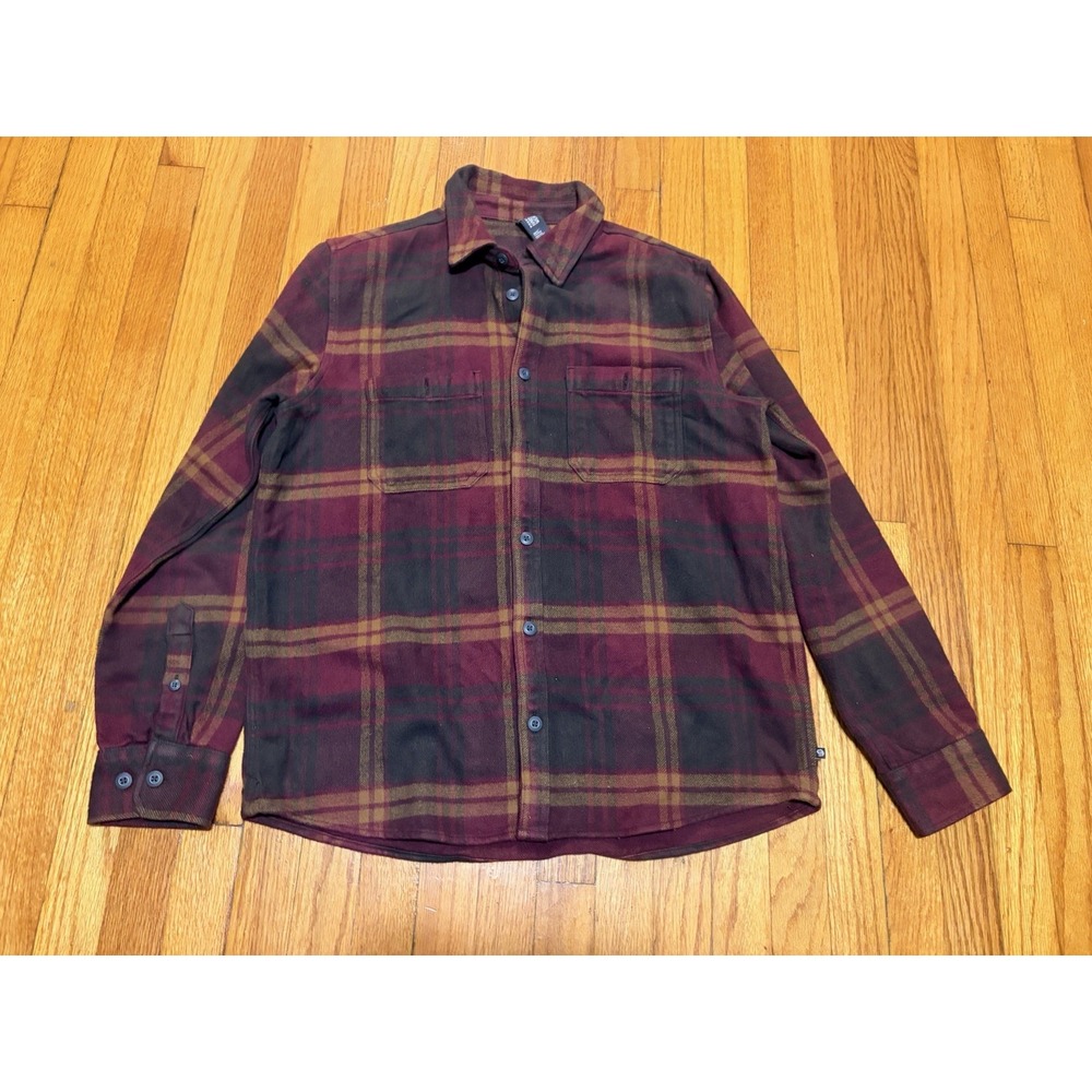 Mountain Hardwear Plaid Flannel Shirt Mens Size Large Long Sleeve Hiking Outdoor